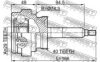 SSANG 4130031000 Joint, drive shaft